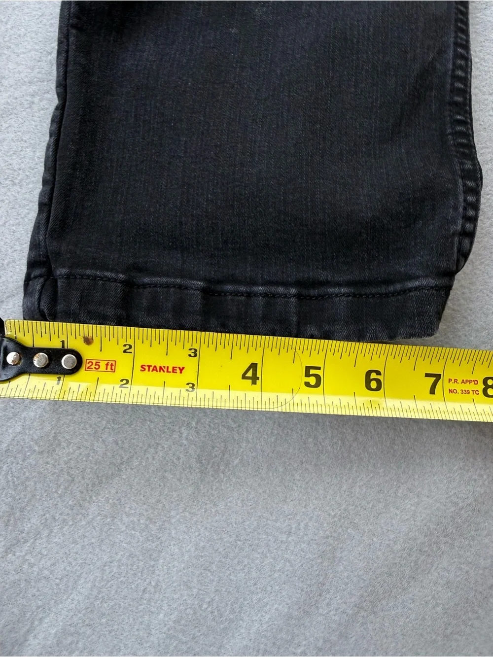 Mugsy Squid Inks Jeans 42x30 Black Stretch Casual Modern Straight Fits 38 X 28.5